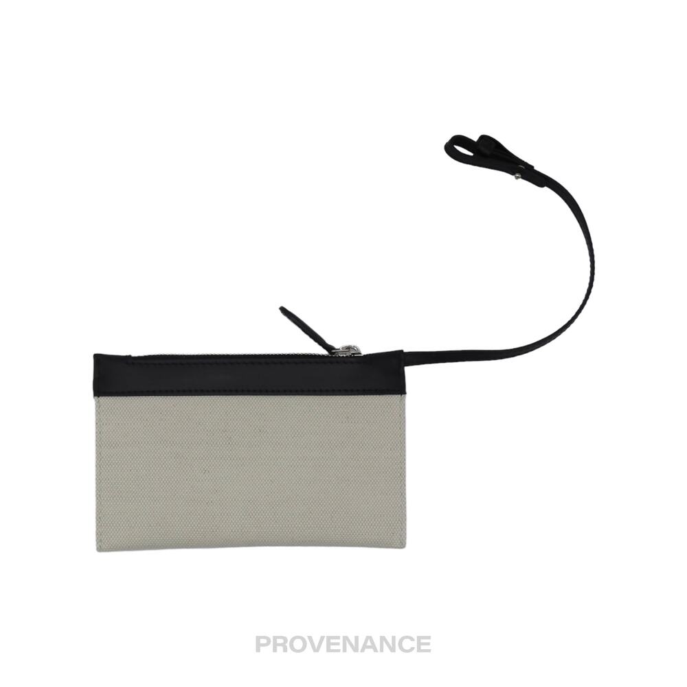 🔴 Balenciaga Canvas Pochette Wallet - Black/White - Picture 2 of 6